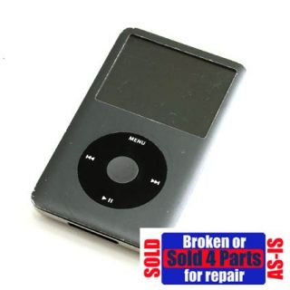  Broken Apple iPod Classic 160gb 7th Gen Generation Black  4 Parts