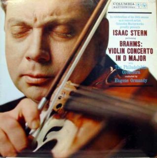 Isaac Stern Ormandy Brahms LP VG ml 5486 Vinyl Record