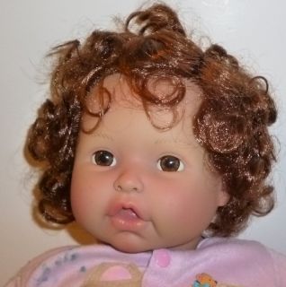2007 Irwin BABY SO REAL baby GIRL doll 17, wearing ZAPP one piece