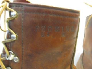 Vintage Red Wing Irish Setter Moc Toe Hunting Sport Boot Men size 8.5