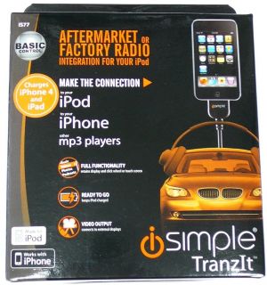 iSimple Tranzit IS77 iPod iPhone  FM Modulator Kit