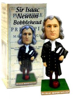New Sir Isaac Newton Principia Science Bobblehead Doll