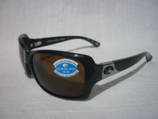 Costa Del Mar Islamorada Sunglasses Polarized Black Dark Amber New