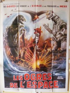 Mechagodzilla vs Godzilla 47x63 French 1977 Ishiro Honda