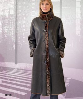 Rosamori by Irma Paytler Montreal Lamb Shearling Black Leather $3455