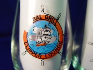 Coral Grill Clipper Lounge Islamorada FL Beer Glass