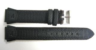  Leather Nylon Black Watch Band Fits Timex Ironman Expedition