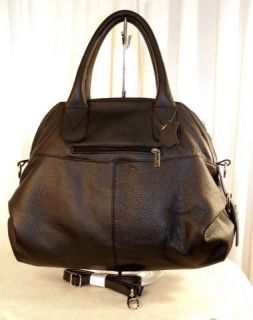 Sac A Main It Bag Cuir Leather Italie Noir Black Eden