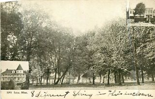 MS Iuka Park Scene Town View Early R69185