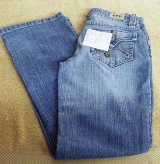 Girls Straight Leg Jeans Size 10 Slim Light Blue Denim GYS 8