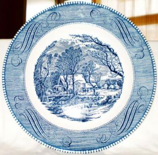 Currier Ives Collector Plate The Old Grist Mill Royal