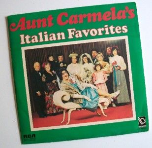 Aunt Carmelas Italian Favorites 2 LP Set RARE Louis Prima Lou Monte