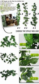 Silk Hanging Ivy Vine Plant Tree Artificial Fake 1