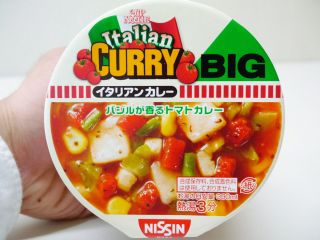 Nissin Cup Noodle Italian Curry Big 12 Set Shipping Free