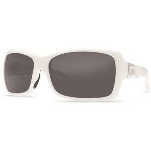 New Costa del Mar ISLAMORADA Sunglasses Polarized 400 White Gray