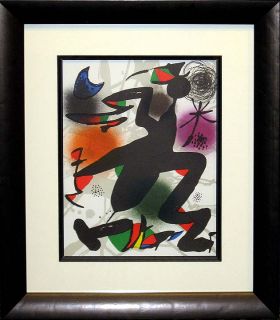Joan Miro III Book# IV 1977 Original Art Lithograph, Maeght Editeur