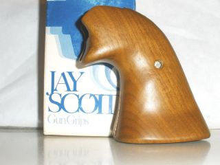 Vintage J Scott Colt Scout Smooth Walnut Target Grips