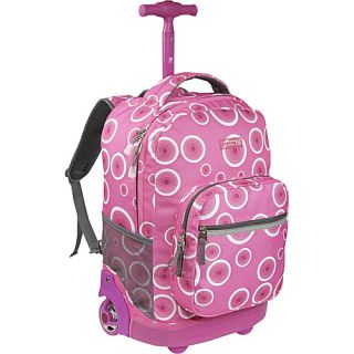 World Sunrise Rolling Backpack Pink Target