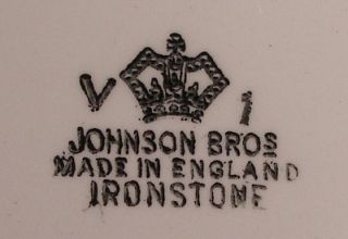 Johnson Brothers China Heritage White Dinner Plate Wear Marks