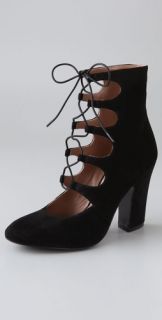 Sigerson Morrison Suede Ghillie Booties