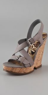Sam Edelman Josie Cutout Cork Platform Sandals