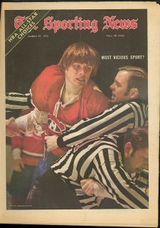Hockey Violence Kareem Jerry Lucas Nicklaus Sporting News 3 25 1972