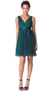 Rebecca Taylor Pleated Dress with Sash