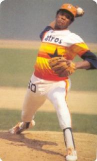 VNTG J.R. RICHARD HOUSTON ASTROS 80s MLB BASEBALL RAINBOW SEWN JERSEY