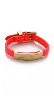 Marc by Marc Jacobs Standard Supply Leather ID Bracelet
