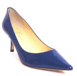 Ivanka Trump Indico Medium Blue Patent Low Heel Pump Size 8 M