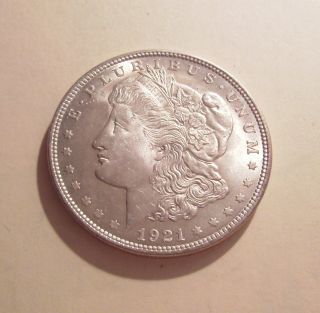 1921 P Morgan Silver Dollar Coin BU Luster