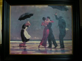 Jack Vettriano Black Framed Art The Singing Butler 34 x 40