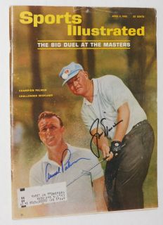 JACK NICKLAUS ARNOLD PALMER Signed MASTERS SPORTS ILLUSTRATED S.I. SI