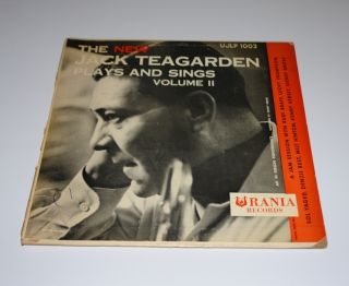 Jack Teagarden Plays Sings 1954 Urania Ujlp 1002 Promotional Jazz LP