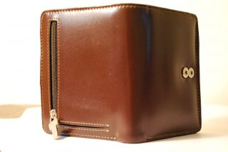 Brown Womans Jack Georges Trifold Wallet