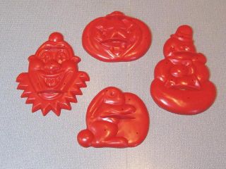 50s Aunt Chicks Complete Set Red Cookie Cutters Happy Days w Box