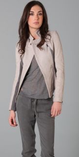 Cut25 by Yigal Azrouel Two Tone Leather Jacket