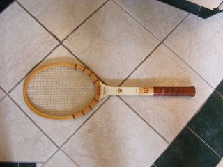 Vintage Wood Wilson Jack Kramer Tennis Racket Racquet Used condition