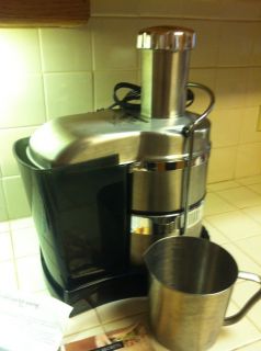 Jack Lalannes Power Juicer Pro Stainless Steel Gently Used