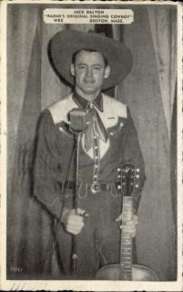Boston MA Jack Dalton Guitar Microphone Radios Original Singing Cowboy