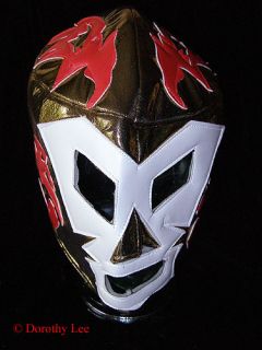 Lucha Libre Wrestling Halloween Mask Dr Wagner Gold