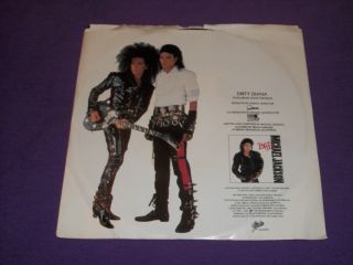 Michael Jackson Dirty Diana RARE 7 45 RPM Vinyl Picture Sleeve Steve