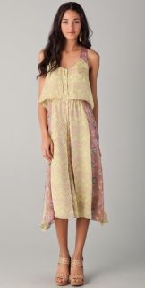 Rebecca Taylor Tile Print Midi Dress