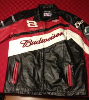 Wilson Leather Jacket Coat Size Med Dale Earnhardt Jr Chase Authentics