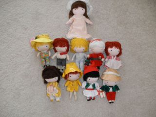 Ten Collectibles Joan Walsh Anglund Pocket Dolls 60s 70s 80s