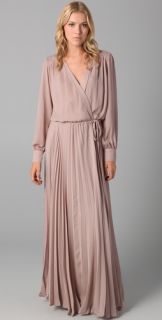 Parker Wrap Dress with Pleated Skirt