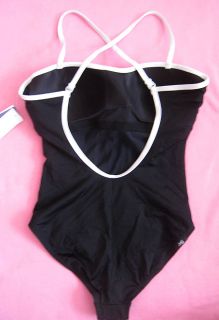 Jag Slimming Black Tummy Control Swimsuit Bathing Suit Swimwear One