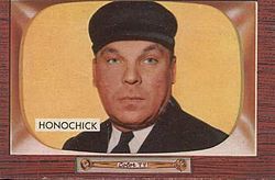 Umpire Jim Honochick Deceased 1994 Autographed Baseball Lite Beer