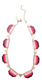 Madewell Colorblock Enamel Necklace