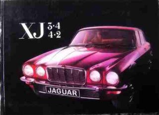 Official Jaguar XJ 3 4 4 2 Series 2 Owners Manual
